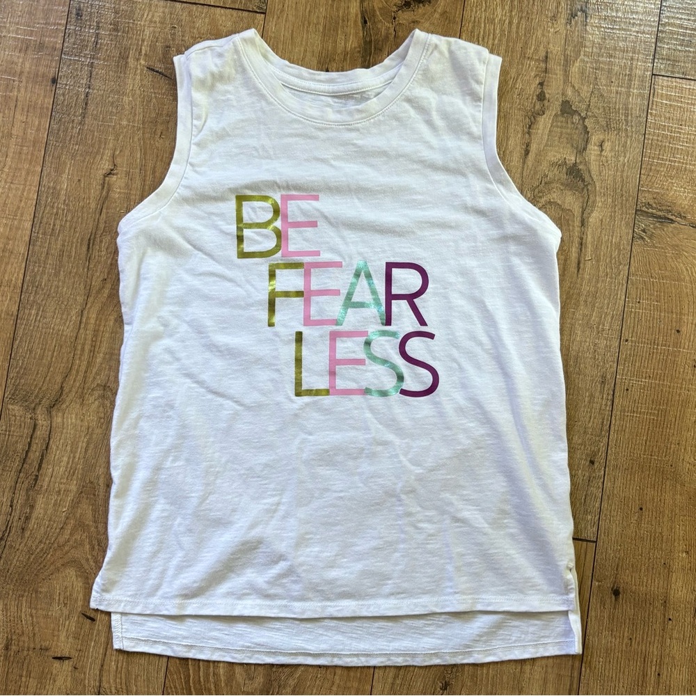 Girls size XL 14/16 Be FearLess tank top athletic workout
